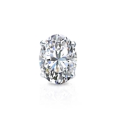 Natural Diamond Single Stud Earring Oval 0.75 ct. tw. (I-J, I1-I2) 14k White Gold 4-Prong Basket