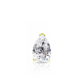 Natural Diamond Single Stud Earring Pear 0.31 ct. tw. (G-H, SI1) 14K Yellow Gold V-End Prong
