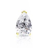 Natural Diamond Single Stud Earring Pear 1.50 ct. tw. (G-H, VS1-VS2) 18k Yellow Gold V-End Prong